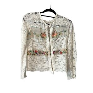 4LoveandLiberty Lace Embroidered Top